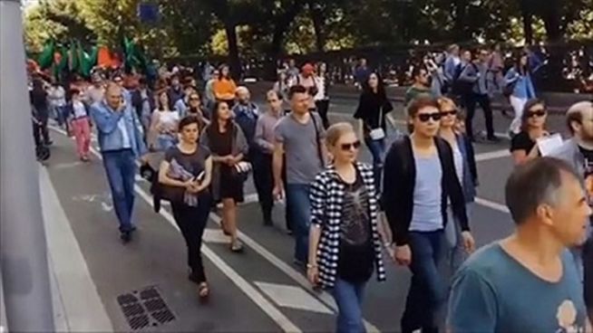 Online-Zensur: Moskau demonstriert gegen Restriktionen