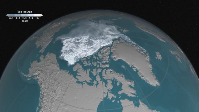 NASA-Video schockt: Arktisches Eis schmilzt rasant